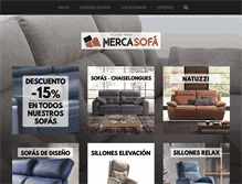 Tablet Screenshot of grupomercasofa.com